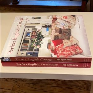 Two English Decorating Books Hardcover Rose Shaw